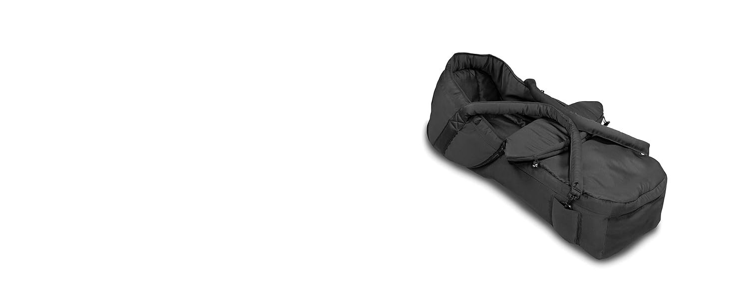 Дитяча коляска-візок Hauck Runner 2, чорний - робастний триколісний візок з XL повітряними колесами, амортизацією, захистом від сонця SPF 50+, великим москітним вікном, регульованою ручкою, з функцією рекліну для дітей від народження до 22 кг, складаний чорного кольору