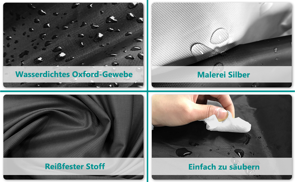 Чохол для парасольки великої, до 4 м, чорний (280 x 40/80/50 см) - захист від сонця, вітру та снігу