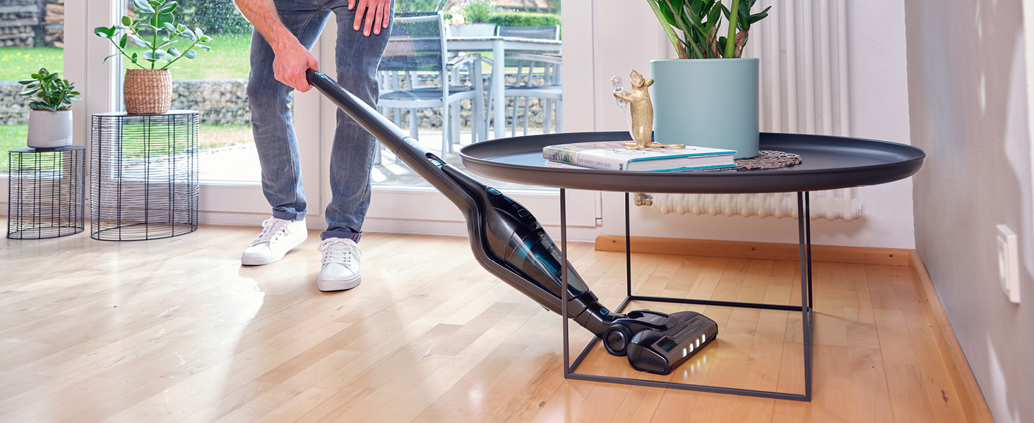 Акумуляторний пилосос Leifheit Rotaro PowerVac 2в1 для бездротового пилососа до 40 хвилин, бездротовий пилосос з ручним пилососом та акумулятором 20 В, універсальний пилосос без мішка та швидко під рукою Пилосос 2.0