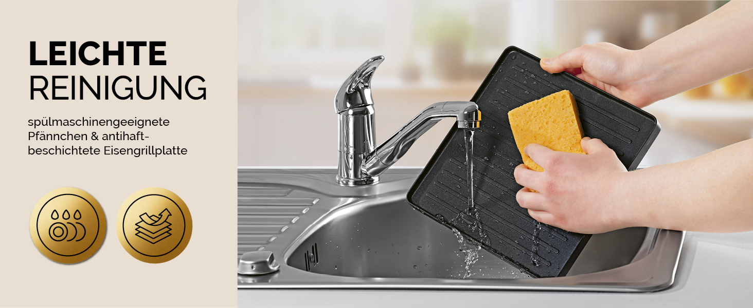 Raclette Gourmetmaxx 2-в-1 з Фондю | Набір раклет для 8 осіб – ідеальний для вечірок | Набір раклет-фондю на 8 осіб з 8 сковородочками, лопатками та виделочками для фондю | Преміум якість