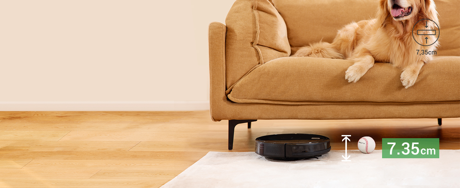 Робот-пилосос Vactidy Nimble T8 2-в-1 з функцією миття, 3000Pa, 120 хвилин роботи, сумісний з Alexa, App, Siri, для видалення шерсті тварин, чорний