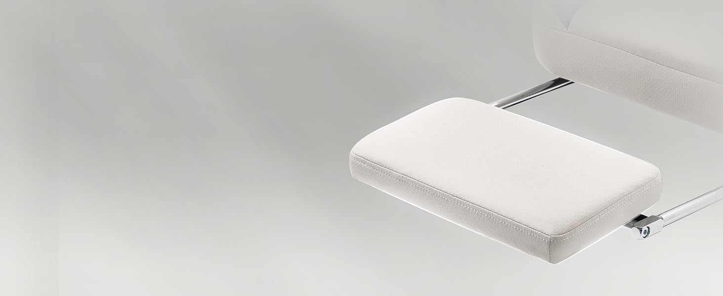 Ігрове крісло Dowinx з тканини, гелевою подушкою та кишеньковим пружинним блоком, ергономічний офісний стілець з підніжкою, масажний ігровий крісло-реклайнер для дорослих, бежевий