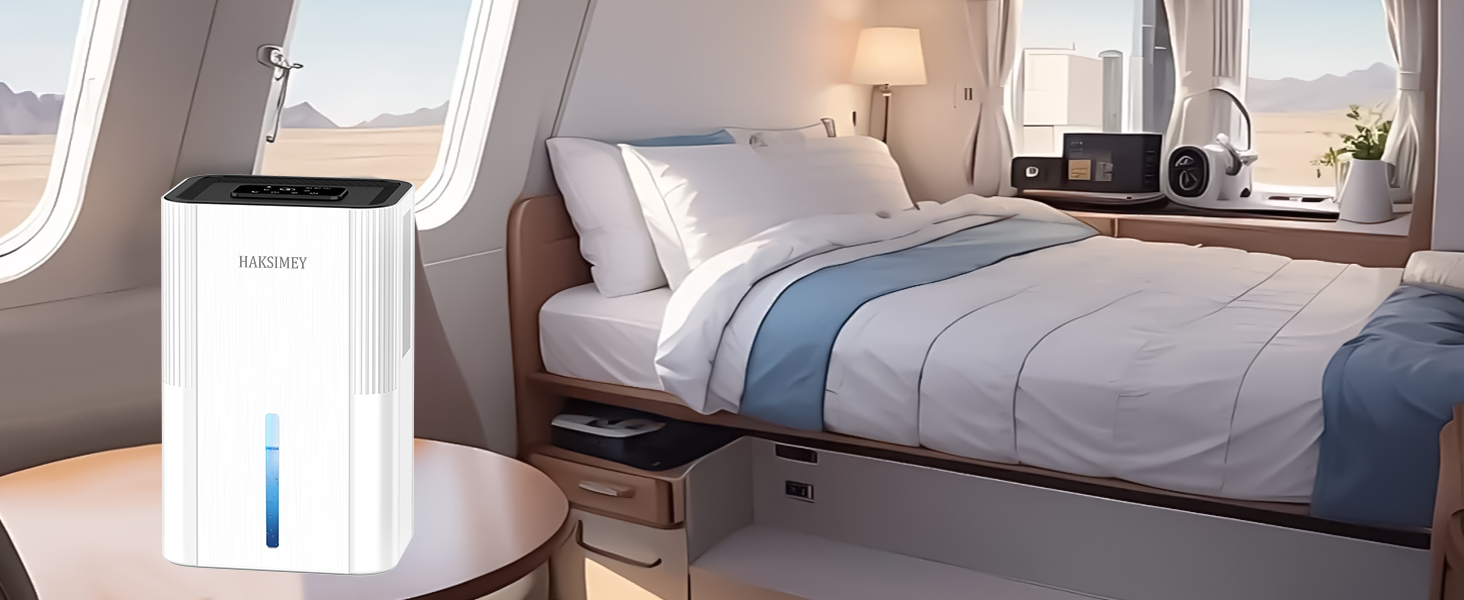 Електричний осушувач повітря 2800 мл з функцією відтавання та таймером, тихий осушувач для дому, підходить для підвалу, ванної кімнати, з 7-кольоровим LED-підсвічуванням та нічним режимом