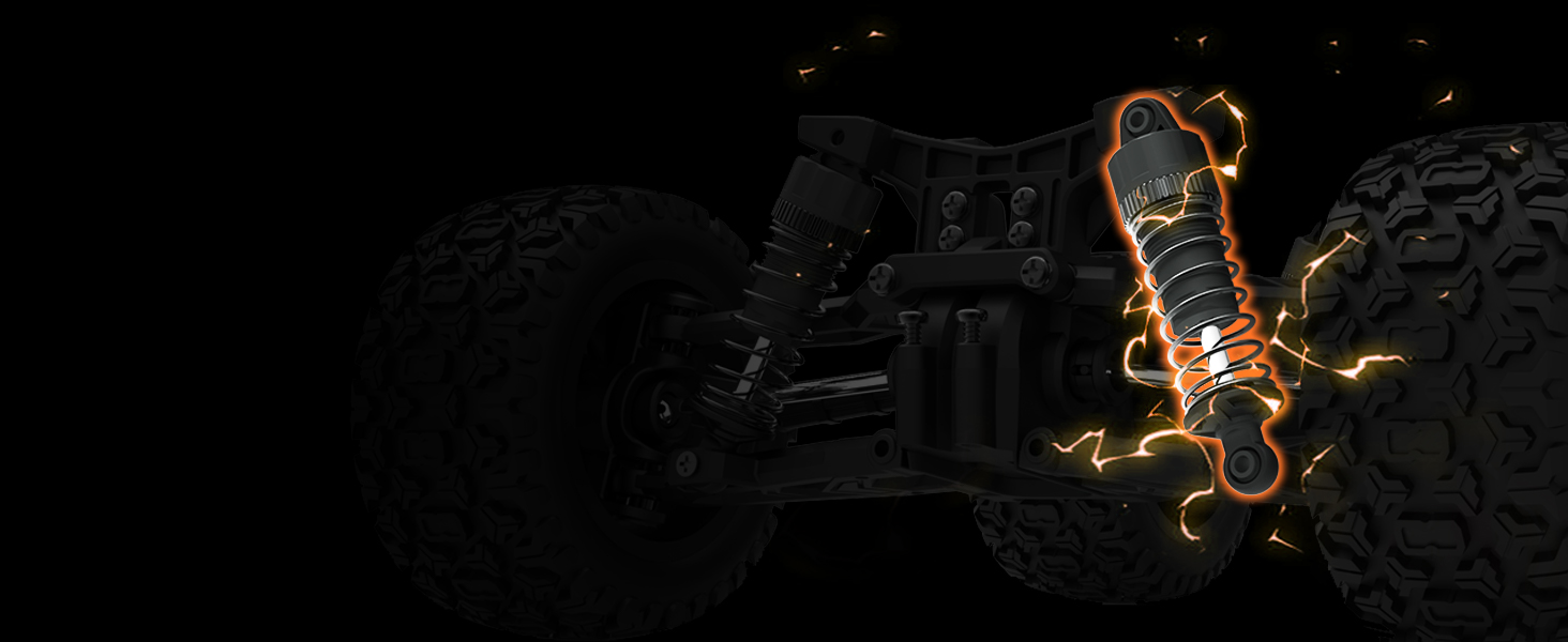 Радіокерований позашляховик Haiboxing 1/18 4WD 36 км/год - RC Monster Truck для дітей та дорослих 18859E