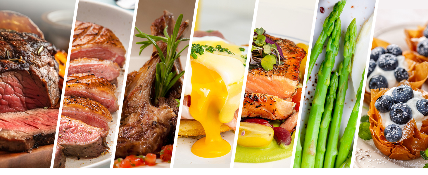 KitchenBoss Sous Vide Garer G330: Точний приготування їжі за низькою температурою з Wi-Fi, IPX7, TFT-дисплеєм та таймером