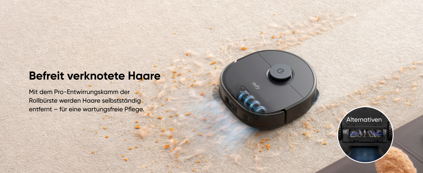 Робот-пилосос Eufy X10 Pro Omni з функцією миття та авто-дозаправкою, 8000Pa, 2 мопи з автомийкою та сушінням (відновлений)