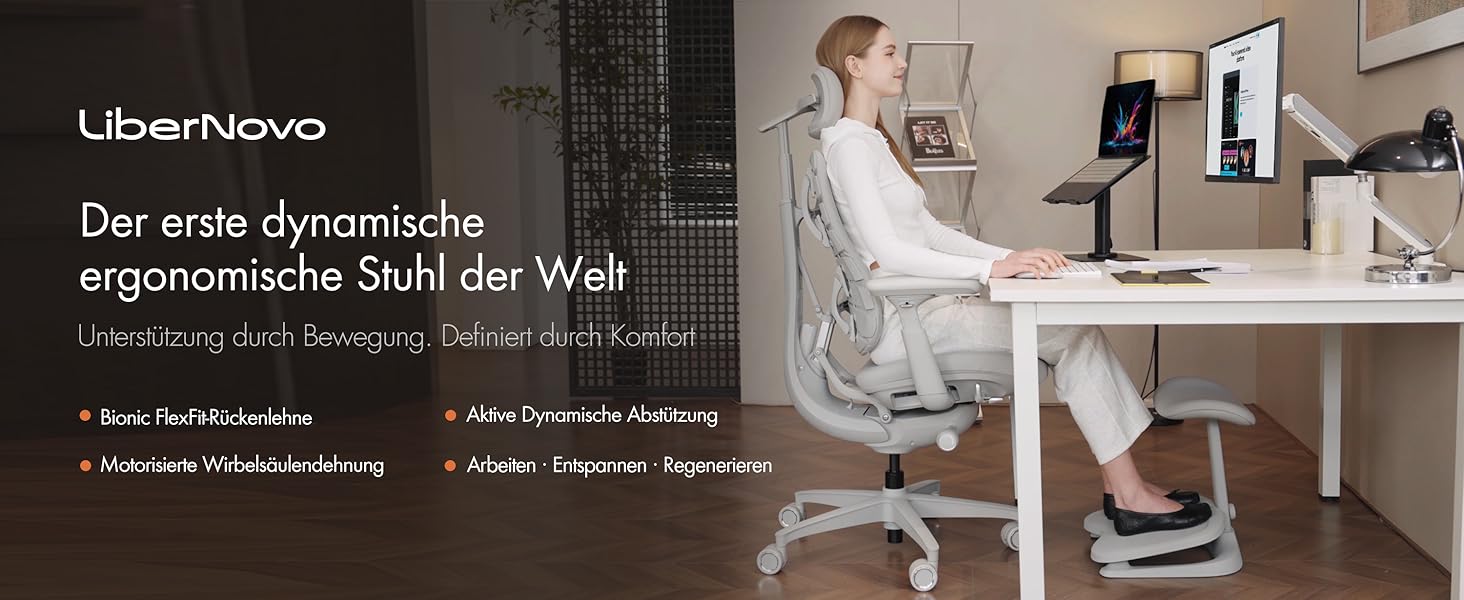 Ергономічне крісло LiberNovo Moss Green для офісу – регульоване, з адаптивною підтримкою попереку, кутом нахилу 160°, інтегрованим розтягуванням хребта, глибина сидіння 48 см. Тільки крісло