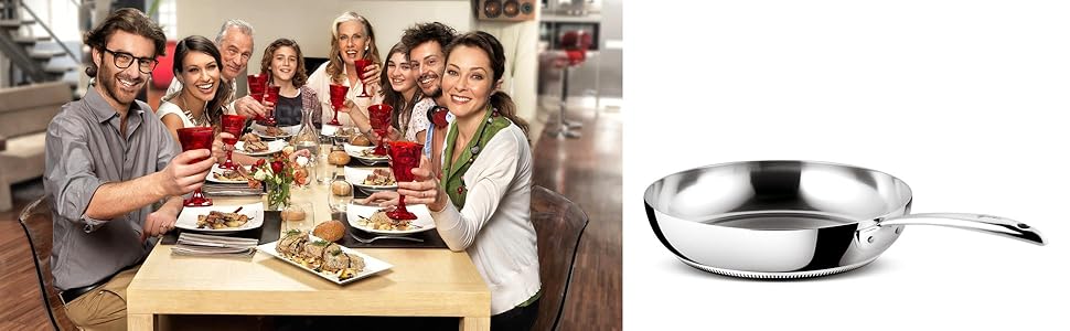 Каструля Lagostina Accademia Lagofusion без кришки 16 см, нержавіюча сталь, індукційне дно