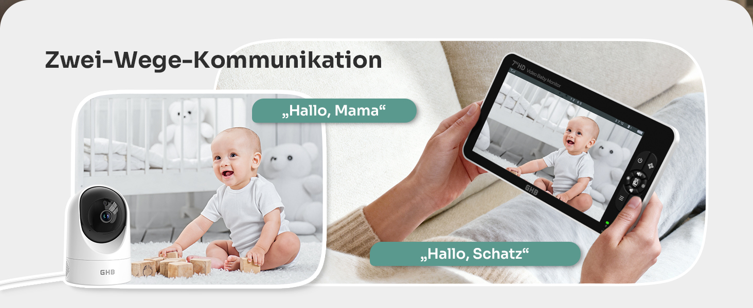 Відеоняня GHB з камерою 7