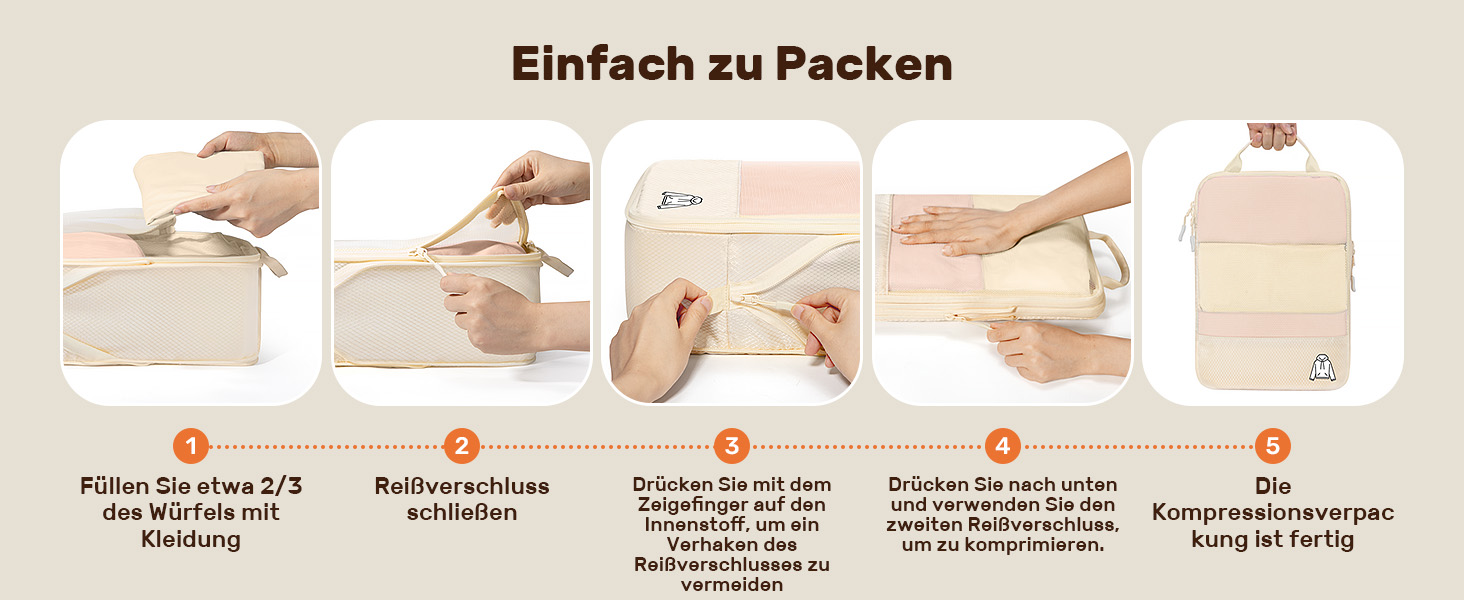 Набір компресійних органайзерів для подорожей та валіз 8 предметів, сумки-пакувальники для одягу в рюкзак, лимонно-жовті