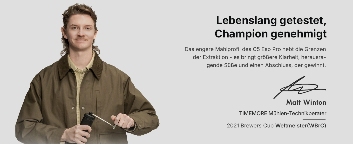 Кавомолка ручна TIMEMORE Chestnut Ganzmetall C5 ESP Pro, чорна: керамічний жорно, 25г, нержавіюча сталь