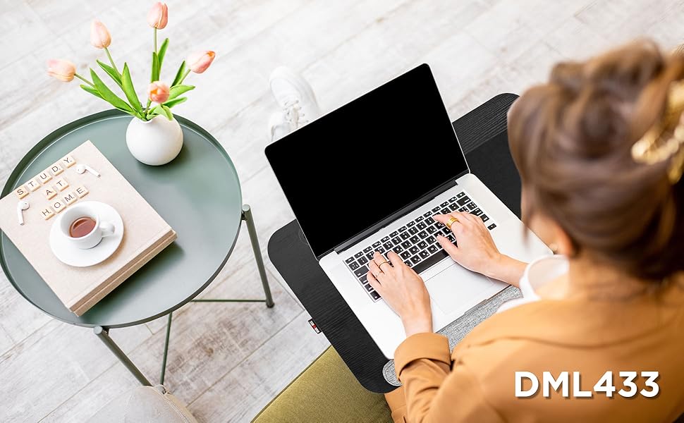 Підставка для ноутбука Duronic, ергономічна, з подушкою, для дому, офісу, авто