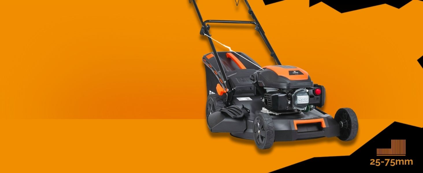 Бензиновий газонокосарка FUXTEC FX-RM5196 4в1 з Edge-Cut, самохідний, 51 см, 170 ccm, 60л травоспікач