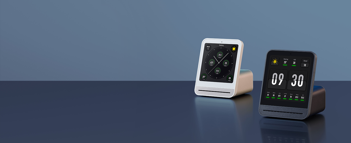 Монітор якості повітря Qingping Gen 2: PM2.5, CO2, PM10, температура, вологість, шум. Оновлений моніторинг та будильник