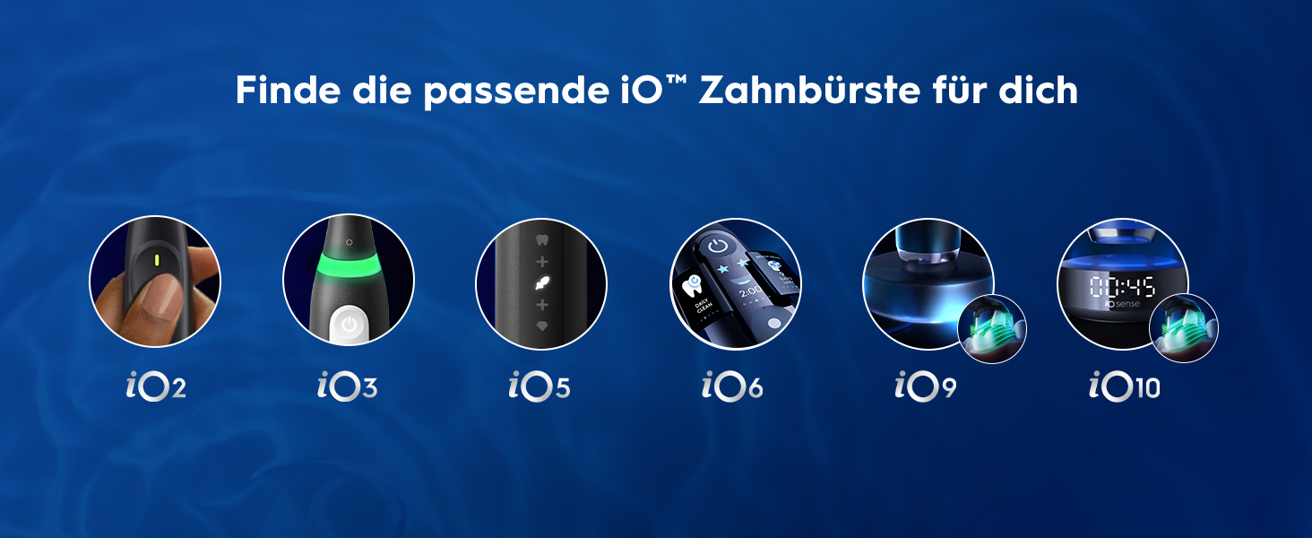 Електрична зубна щітка Oral-B iO Series 5, Matt Black (чорна матова), 1 щітка + 3 смінні насадки та футляр