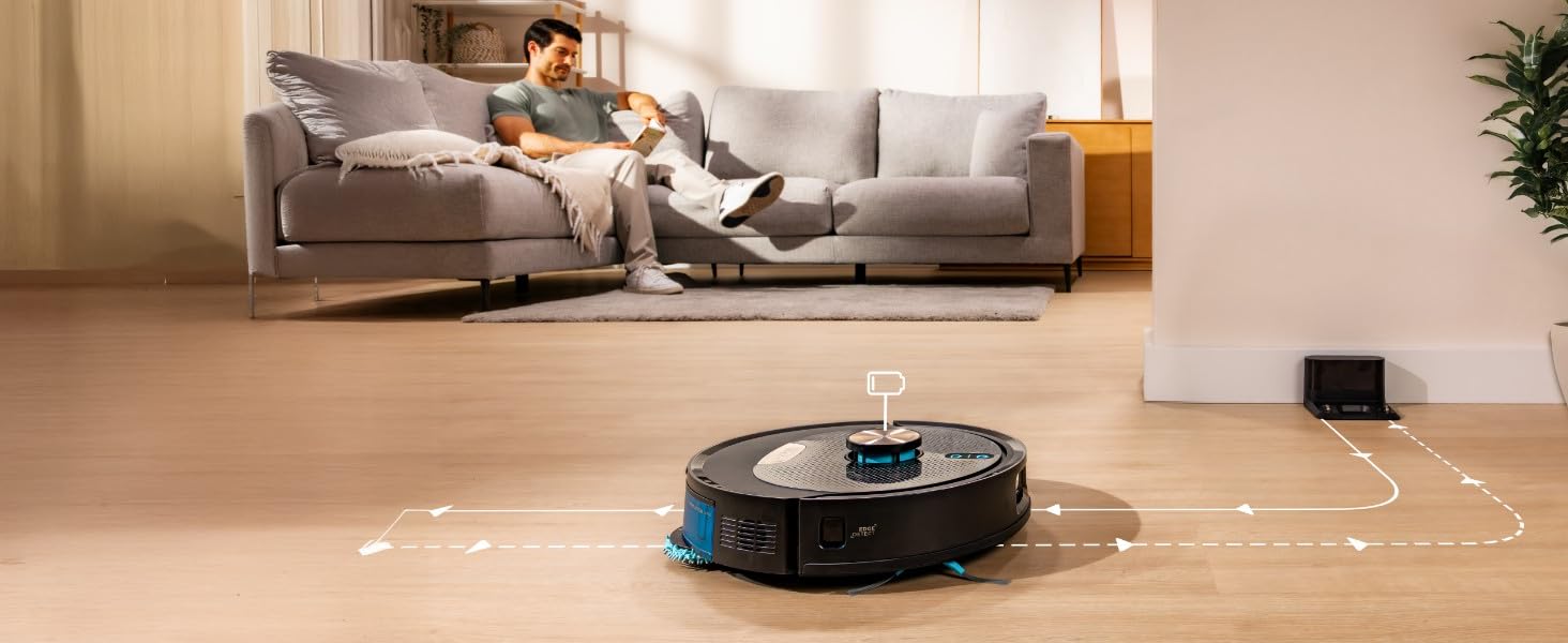 Робот-пилосос та робот-мийник Cecotec Conga M100 X-Treme з AI та керуванням через додаток. Потужність всмоктування 20000Pa, штучний інтелект, силіконова щітка Anti-Tangle, обертові мопи, автономність до 220м²