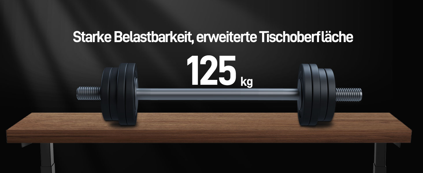 Ергофіно - Регульований стіл з металевим каркасом DT30 PRO (Чорний), 2 мотори, 3-рівневе регулювання, пам'ять, сертифікат GS, висока вантажопідйомність