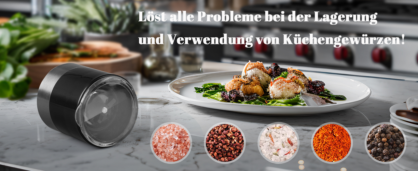 Набір скляних банок для спецій з дерев'яними кришками з акації, 24 шт. по 120 мл (кутові)