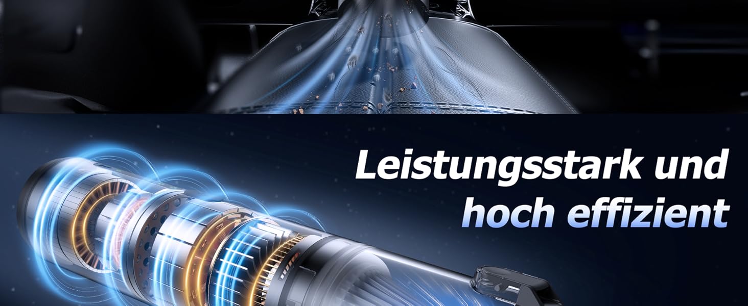 Акумуляторний ручний пилосос 4-в-1 для авто, дому та офісу, 16000Па, USB-C зарядка, бездротовий міні-пилосос для салону автомобіля, диванів, клавіатур та домашніх тварин