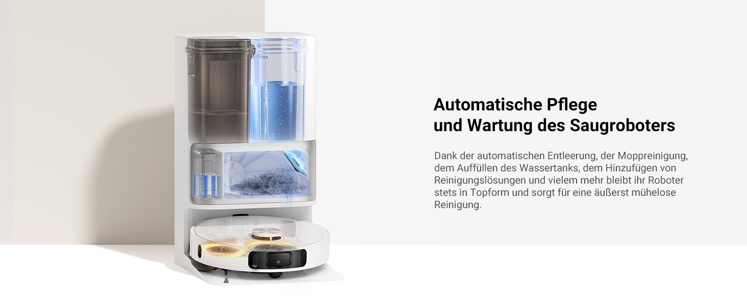 Робот-пилосос Dreame L10s Ultra Gen 2 з функцією миття, технологія RoboSwing™ та потужністю 10 000 Pa Vormax™, режим для тварин, автоматична станція, потужне прибирання килимів