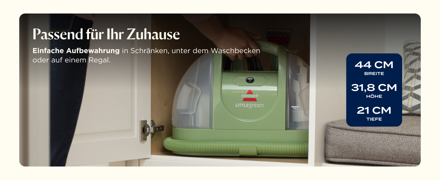 BISSELL Little Green - портативний мийник для килимів та м'яких меблів. Потужний мийник для видалення плям та бруду, для дому, авто та інших поверхонь. Модель 4098N