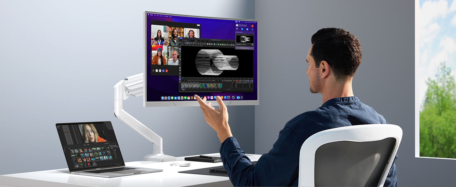 Кріплення для монітора Suptek MD01A: газ-амортизатор, 13-32