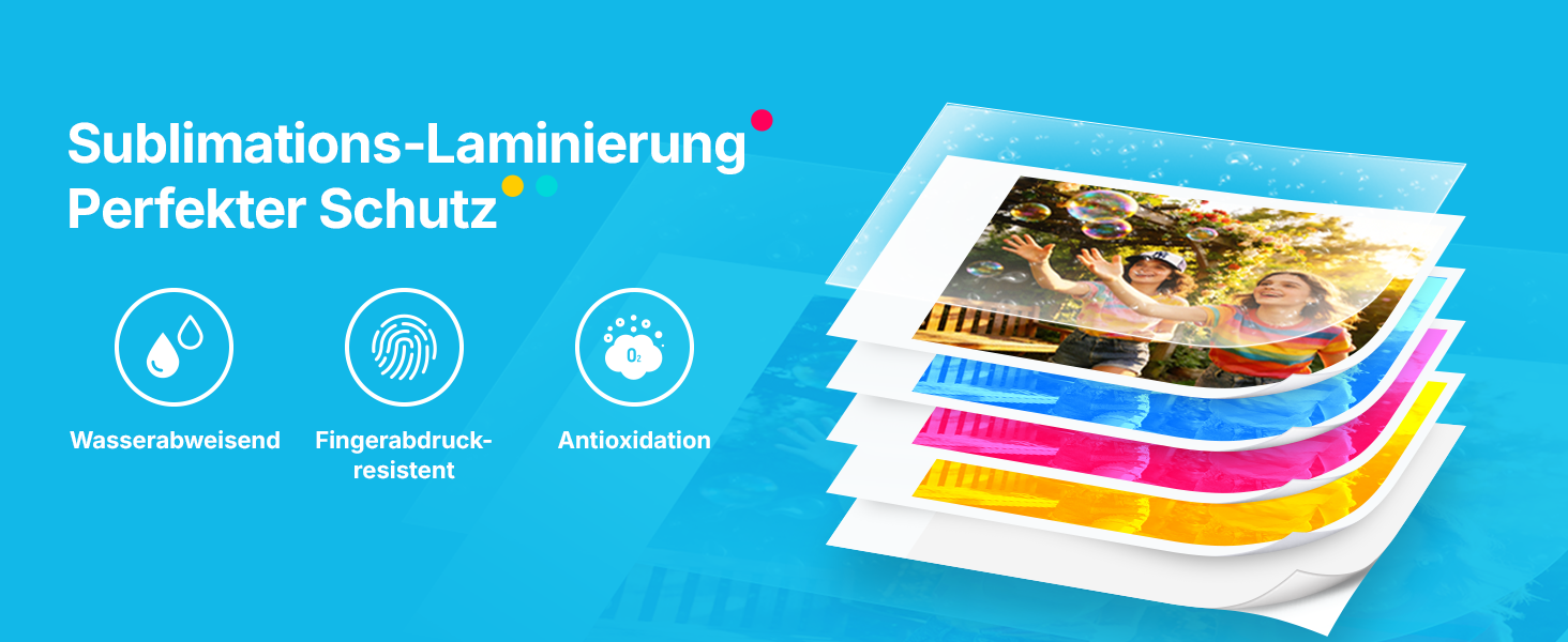 Портативний міні-фотопринтер Liene Pearl N200 Pro з кольоровою сублімацією, 50 фото (5x7,6 см), 5 стрічок, Bluetooth, 300 dpi, для iPhone & Android, акумулятор, золотий колір