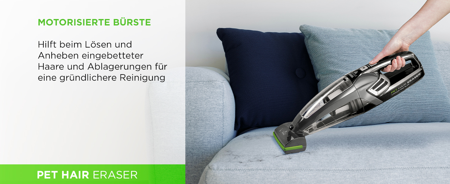 Акумуляторний пилосос Bissell PowerClean FurGuard для шерсті тварин: 280W, HEPA-фільтр, самоочисна щітка, 50 хв роботи