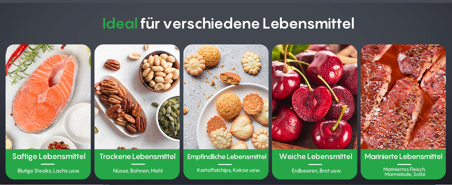 Вакууматор FRESKO Automatik для продуктів: автоматичний вакуумний пакувальник з турбо-потужністю 18л/хв, керування однією кнопкою, комплект з 2 рулонами для пакетів