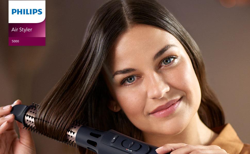 Philips AirStyler Serie 5000 BHA530/00 – професійний фен-стайлер з 5 насадками для укладки волосся