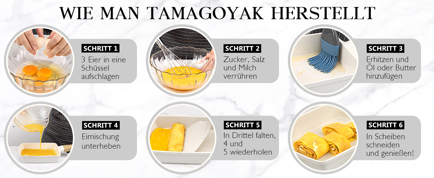 Сковорода для яєць Тамагоякі, 18x13 см, Japan, з антипригарним покриттям, без PFOA/PFOS, сіра