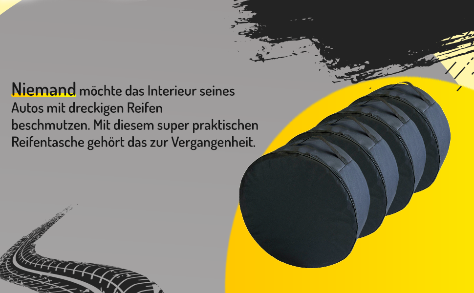 Набір чохлів для зберігання та захисту шин Ferocity Premium, 17''-22'', XXXL, 4 шт.