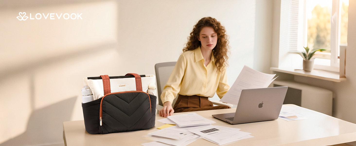 Сумка-шопер LOVEVOOK для жінок: велика, легка, 15.6