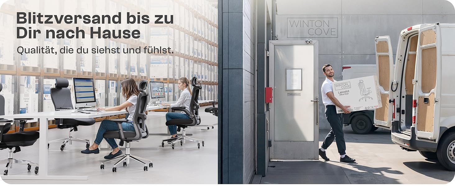 Ергономічне крісло Galahad для офісу та ігор | Крісло для роботи та геймінгу | Міцне крісло до 150 кг (чорний Lancelot)