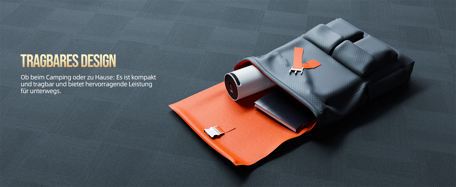 Портативний проєктор Mini Beamer PR06: 4K, WiFi6, BT5.4, HDMI, Keystone 270°, Android 11