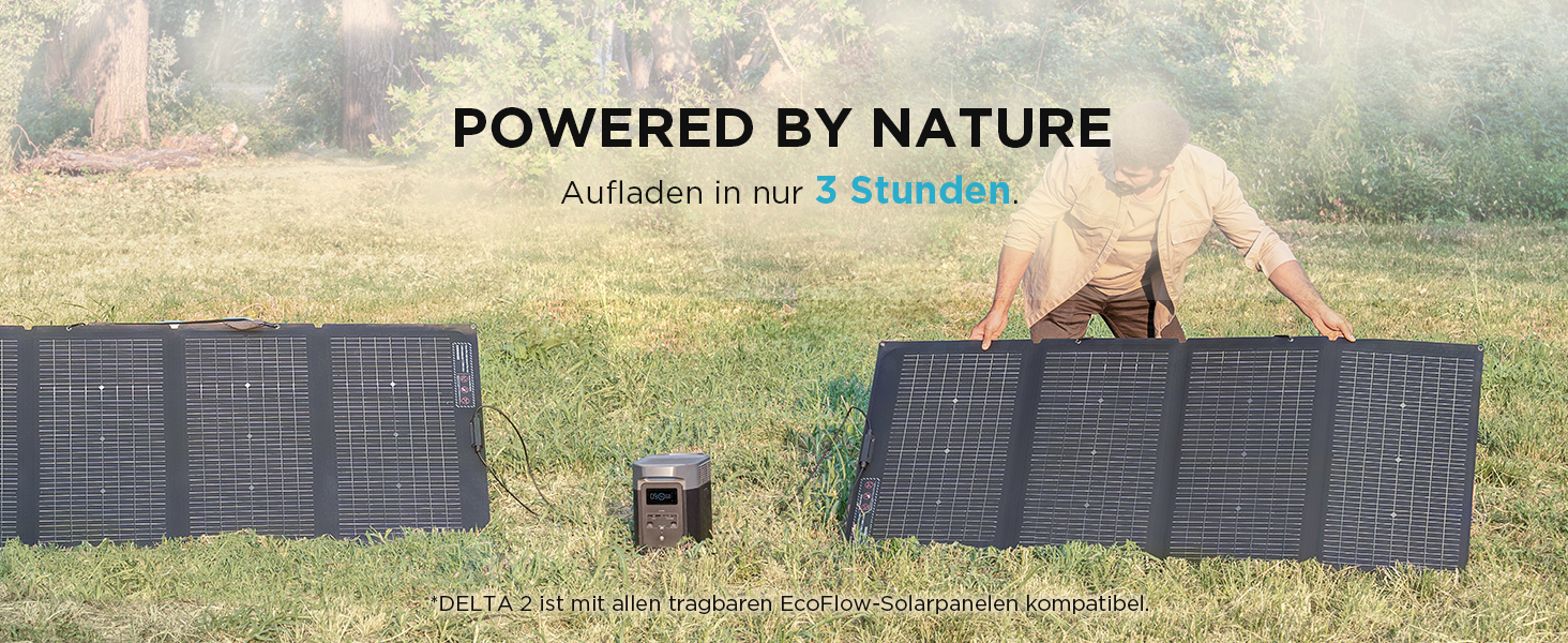 EcoFlow Delta 2 - портативна електростанція 1024Wh, сонячний генератор, LiFePO4 акумулятор, розширювана ємність до 3kWh, швидка зарядка, для кемпінгу та подорожей