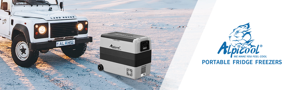 Автохолодильник Alpicool T60 60л компресорний, портативний для авто, кемпінгу, вантажівок, будинків на колесах (-20°C до +20°C) з USB