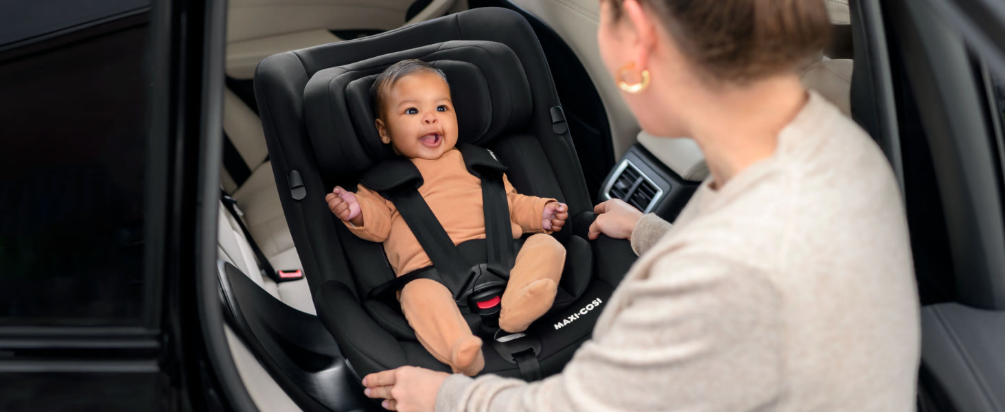 Дитяче автокрісло Maxi-Cosi Mica 360 S Comfort i-Size (40–150 см), ISOFIX, Authentic Black