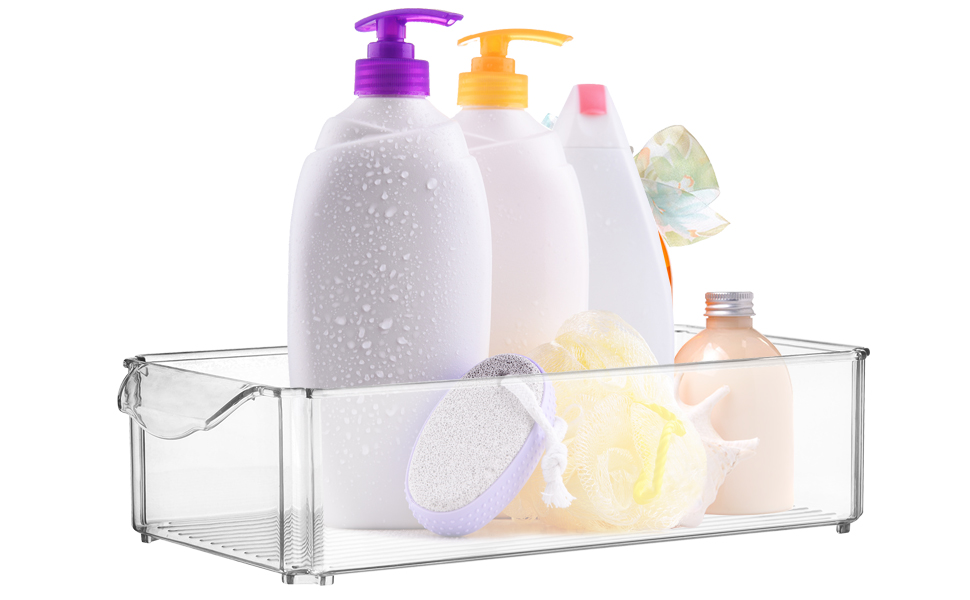 Органайзери для холодильника, набір 3 шт., з кришкою, з прозорого пластику. Підходять для холодильника, комори, морозильника, шаф.