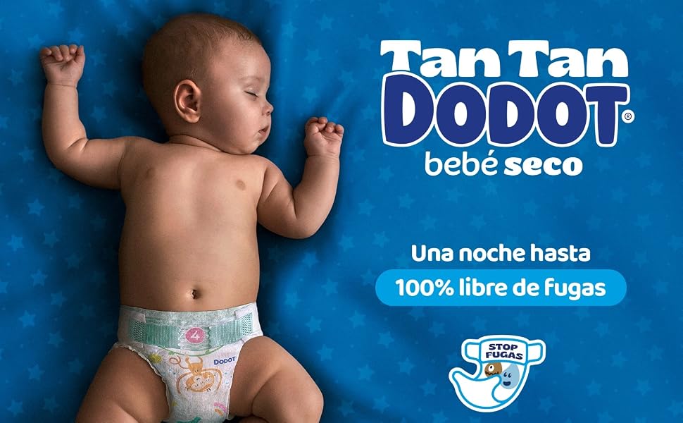 Підгузки Dodot Bebé-Seco розмір 7 (15-24 кг), 120 шт, максимальний захист від протікань