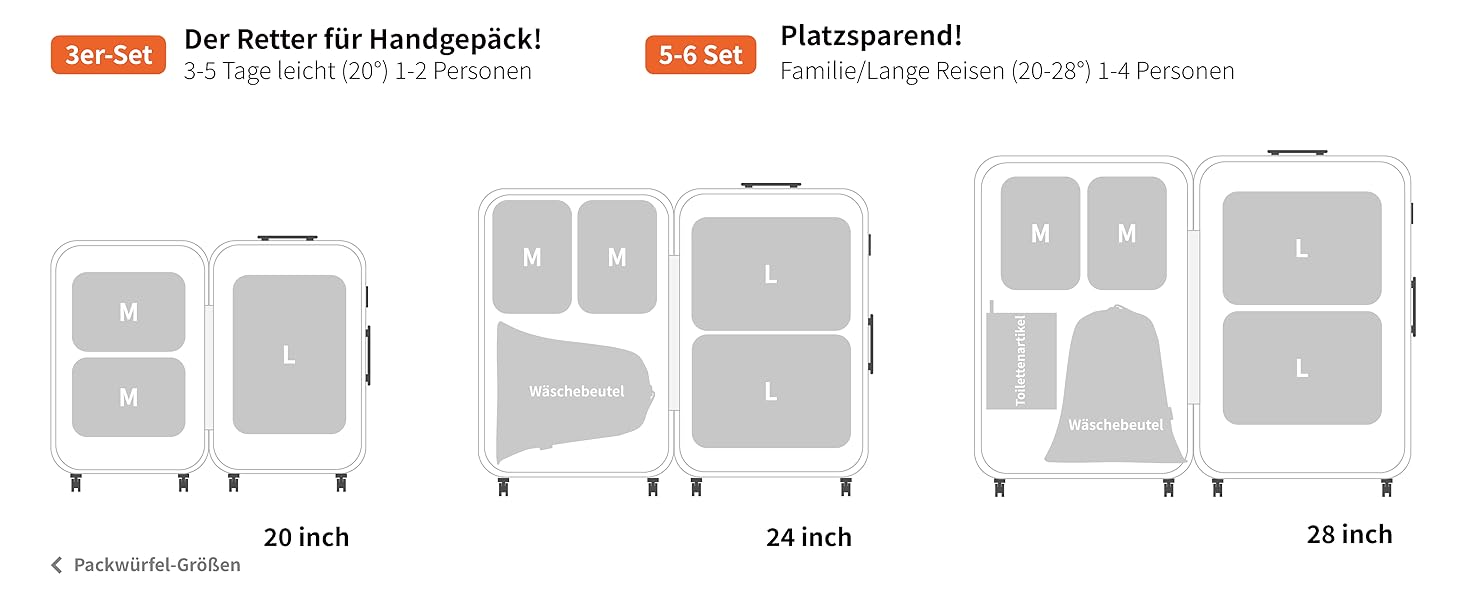 Набір компресійних органайзерів для одягу Cipway для подорожей, вакуумні пакувальні куби для валізи та рюкзака, сірий, 5 шт.