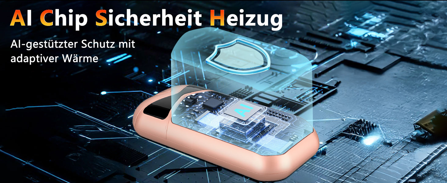 Електричні грілки для рук DDKJ 2 шт. 7000mAh з магнітом, 3 режими нагріву до 55°C, портативні, для дітей, чоловіків, жінок (рожевий)