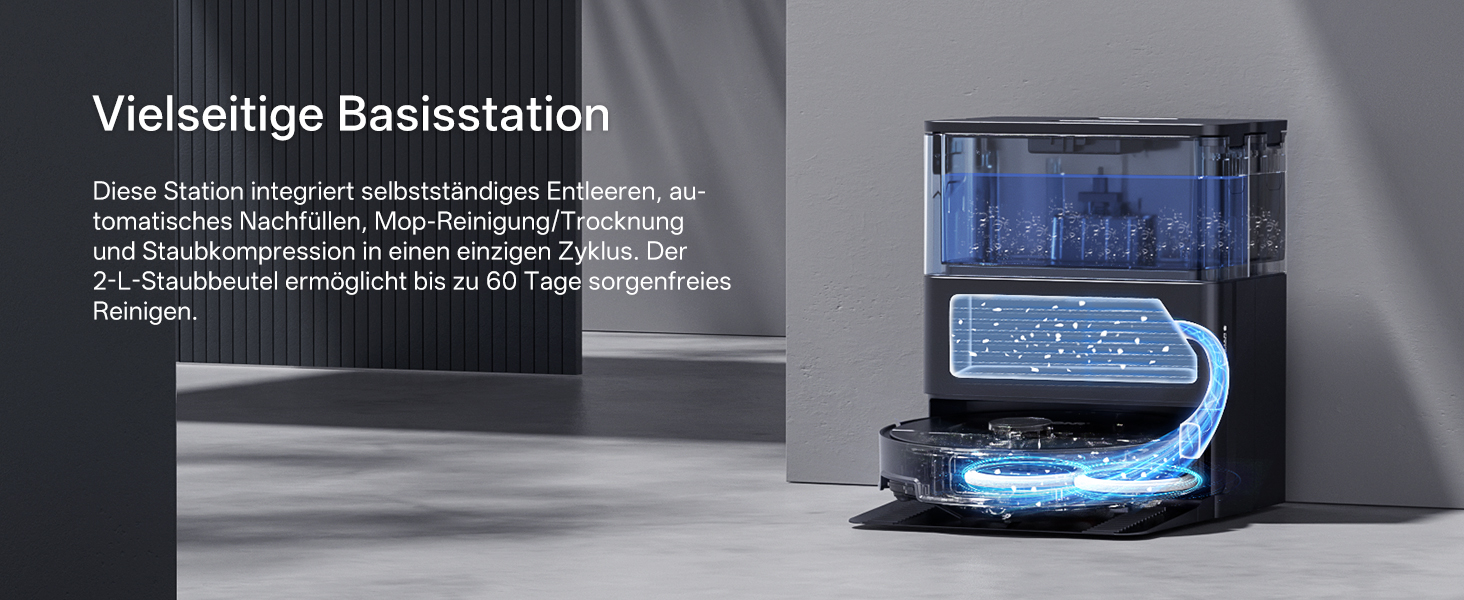 Робот-пилосос JONR X1 Max з функцією миття, 20000 Па, перешкоди 30 мм, миття гарячою водою 75°C, швидке сушіння гарячим повітрям 45°C, уникнення перешкод за допомогою ШІ та 360° навігація