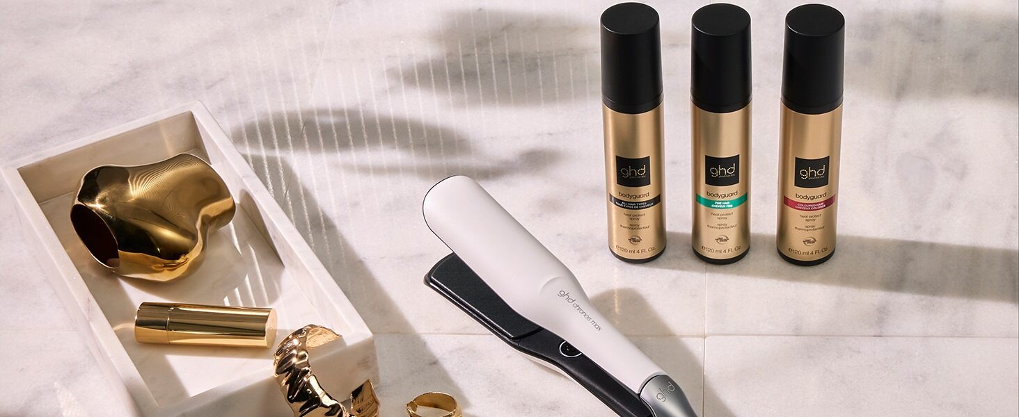 Випрямляч для волосся ghd Chronos Max – білий, широкі пластини, швидке випрямлення, блиск, захист від пошкодження, для густого та кучерявого волосся