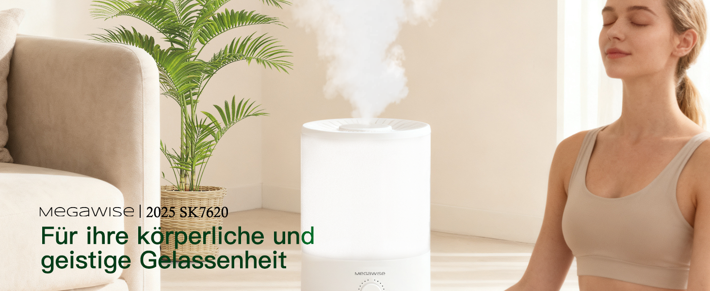 Набір з 2 ультразвукових зволожувачів повітря H1-XIT по 3.5Л, холодний туман, верхній залив води, безпротікання, для дитячої кімнати, спальні та вітальні, білий