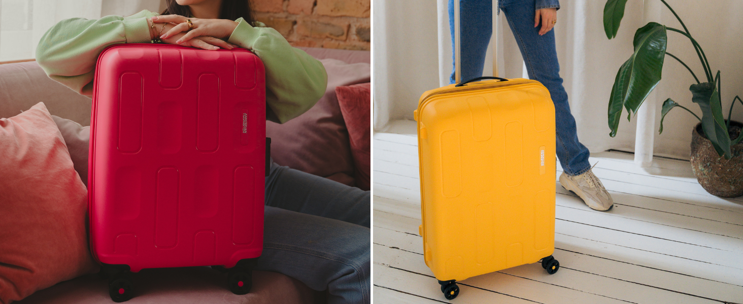 Валіза American Tourister Ellipso Spinner L, 79 см, 104 л, жовтий (Банановий крем)