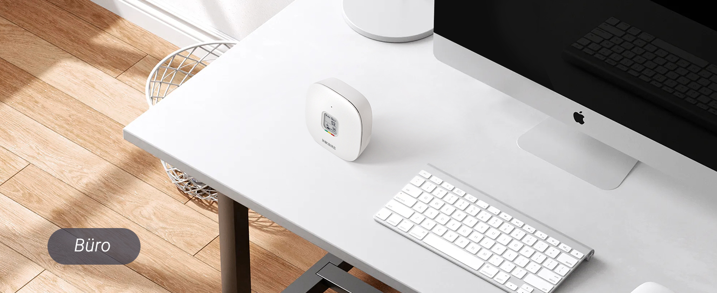 Детектор радону Inkbird Ink-RD1: коротко- та довгострокова перевірка рівня радону, EU-Bq/m³ версія, для дому, офісу, гаража