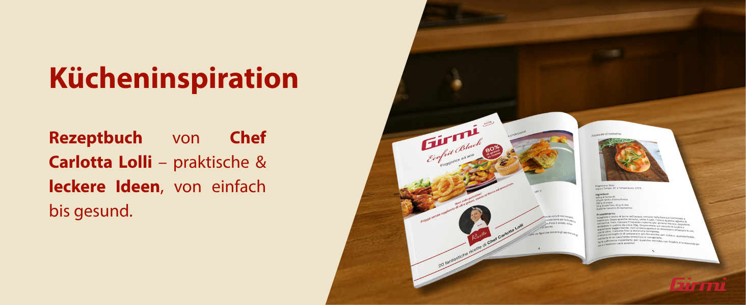 Аерофритюрниця Girmi FG26 Ecofrit Bis з двома зонами приготування, 9 л, 2400 Вт, цифровий дисплей, антипригарне покриття, BPA/PFOA Safe, чорний/сріблястий