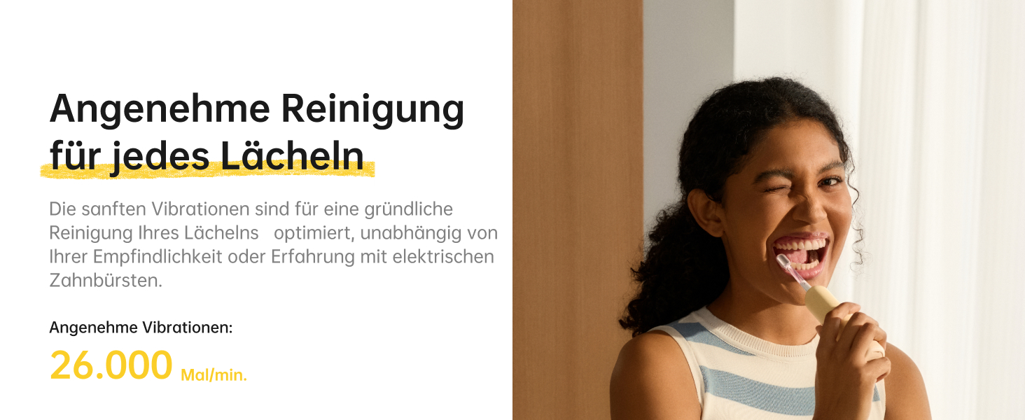 Електрична зубна щітка Laifen Wave Spezial з осциляцією та вібрацією, звукова, для дорослих, з додатком, 2 насадки (зелена), 1 шт. (упаковка) (жовта, 1 шт. (упаковка))