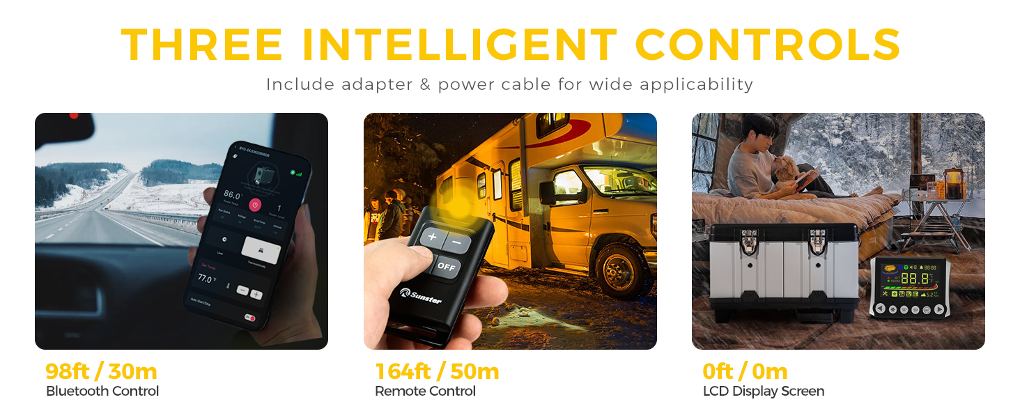 Дизельний опалювач 8kW з Bluetooth, автоматичний старт/стоп, для вантажівок та фургонів (Tb10pro)